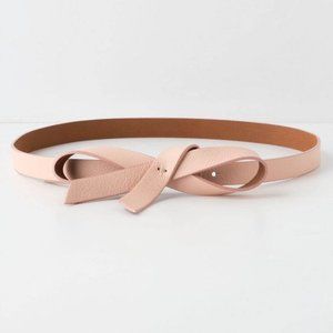 Light Pink Slouchy Bow Belt from Anthropologie